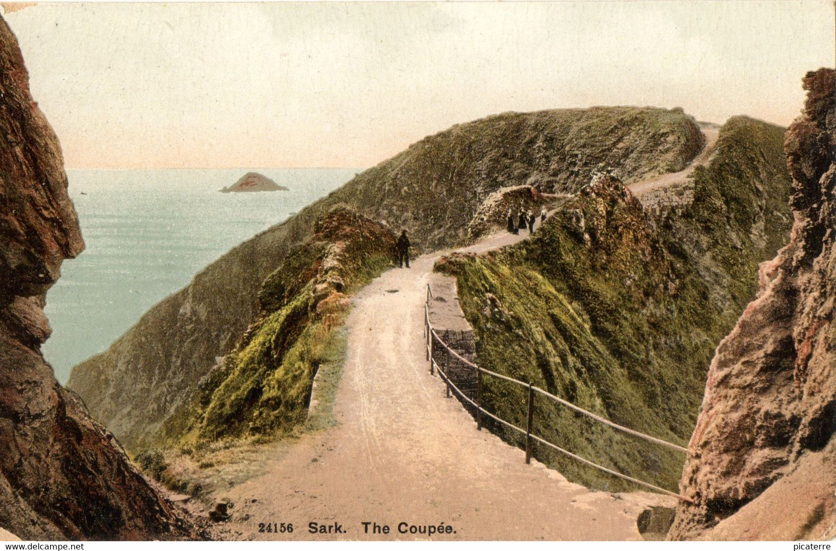 Sark, The Coupee (Photcchrom 24156) - Sark