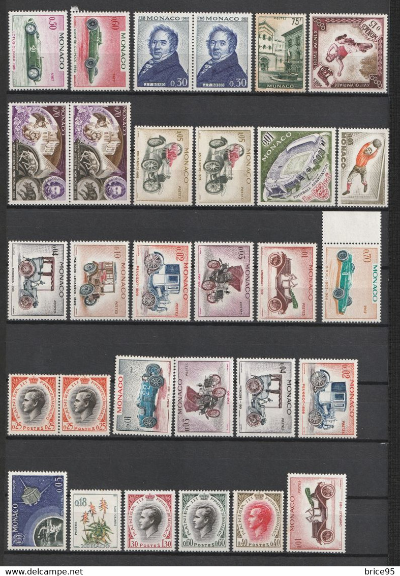 ⭐ Monaco - Lot De Timbres ⭐ - Collezioni & Lotti