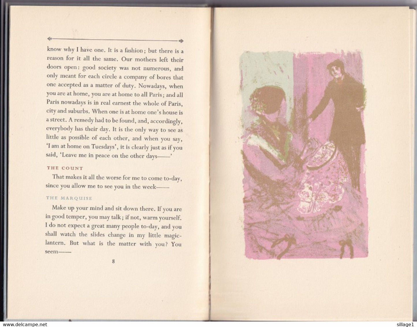 A Door Must Be Either Open Or Shut A Proverb By Alfred De Musset Illustrated By Alistair Grant Miniature Books The Rodal - Diaries & Correspondence