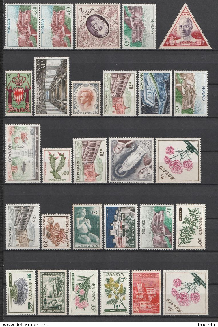 ⭐ Monaco - Lot De Timbres ⭐ - Collections, Lots & Séries