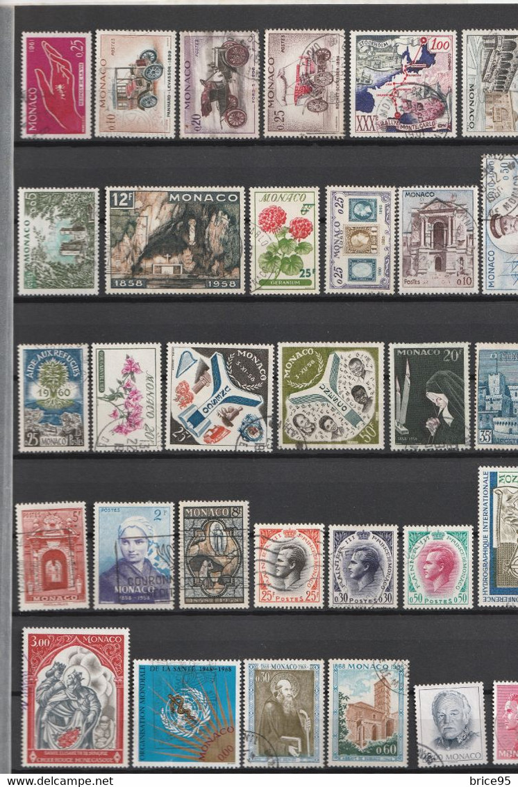 ⭐ Monaco - Lot De Timbres ⭐ - Collections, Lots & Series