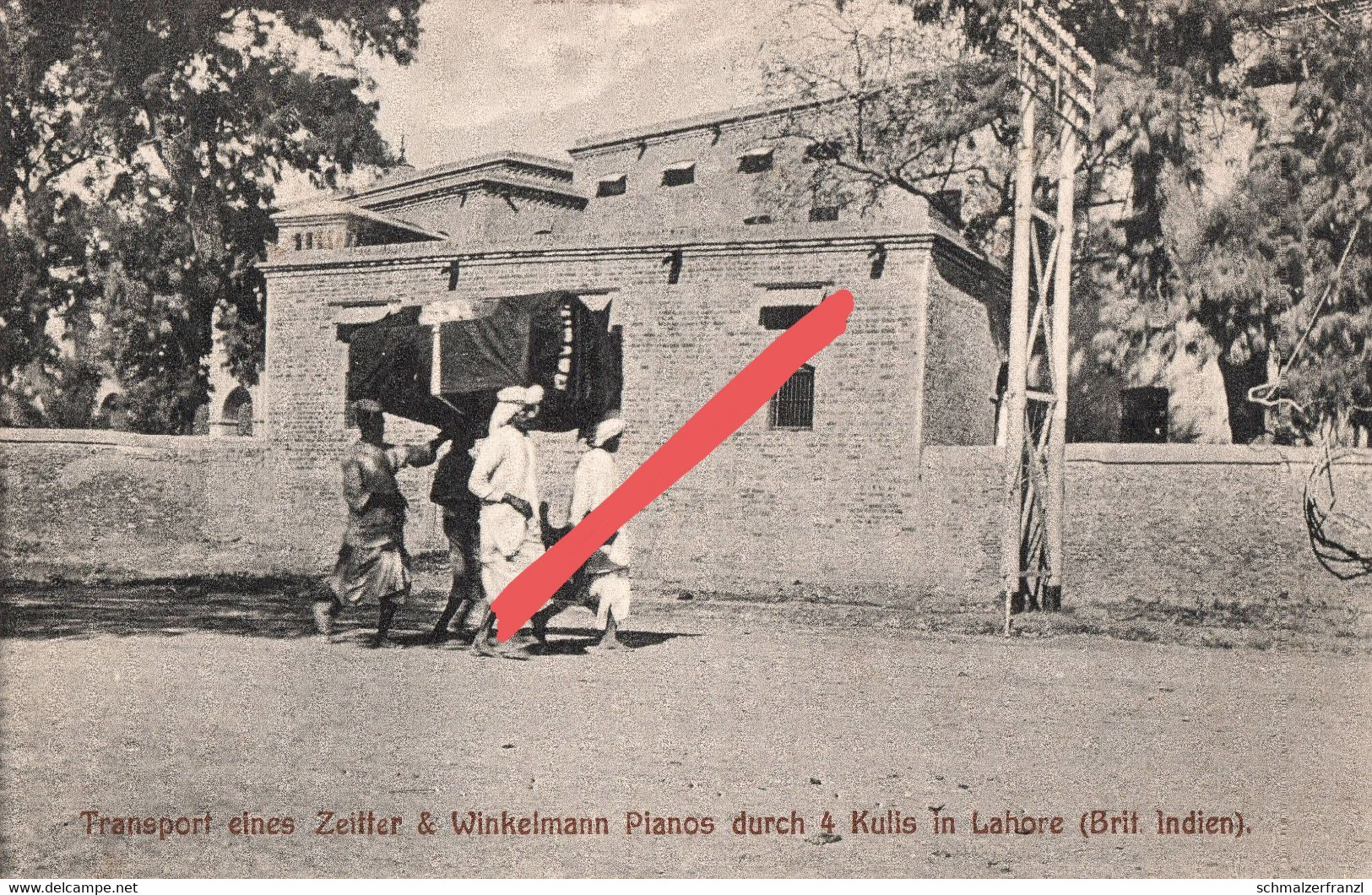 AK Lahore لہور ਲਾਹੌਰ لاہور लाहौर Zeitter Winkelmann Piano Pakistan پاکستان Britisch Indien British India Braunschweig - Pakistán
