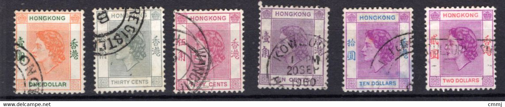 1954 - HONG KONG - Mi. 178-... - USED - (5128-1.26...) - Collections, Lots & Séries