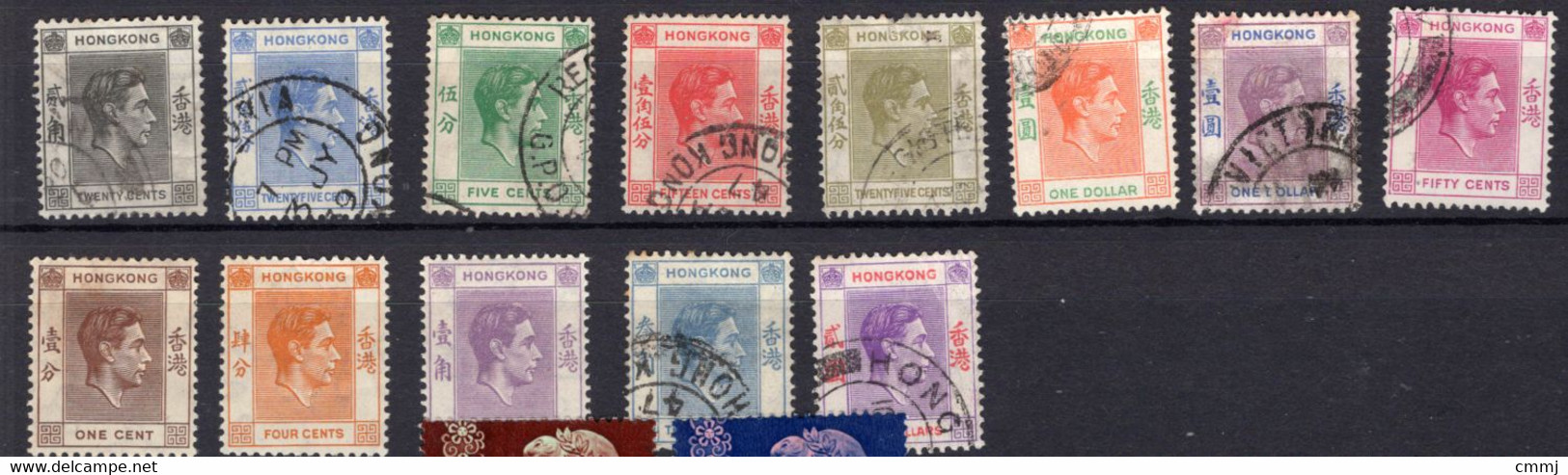 1938 - HONG KONG - Mi. 139-... - USED - (5128-1.26...) - Lots & Serien