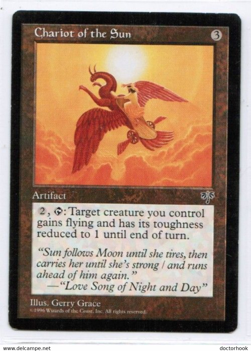 MAGIC The GATHERING  "Chariot Of The Sun"---MIRAGE (MTG--122-4) - Autres & Non Classés