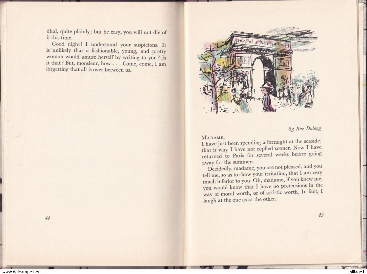 I Kiss Your Hands The Letters Of Guy De Maupassant And Marie Bashkirteff Illustratrated By Danuta Laskowska 1954 - Journaux Intimes Et Correspondance