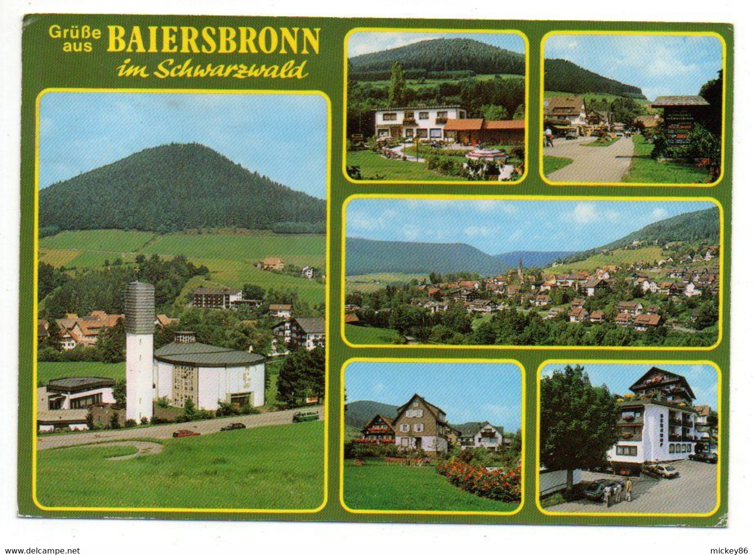 Allemagne --BAIESBRONN--- Gruss Aus ...........--Multivues........... Timbre......cachet ......à Saisir - Baiersbronn