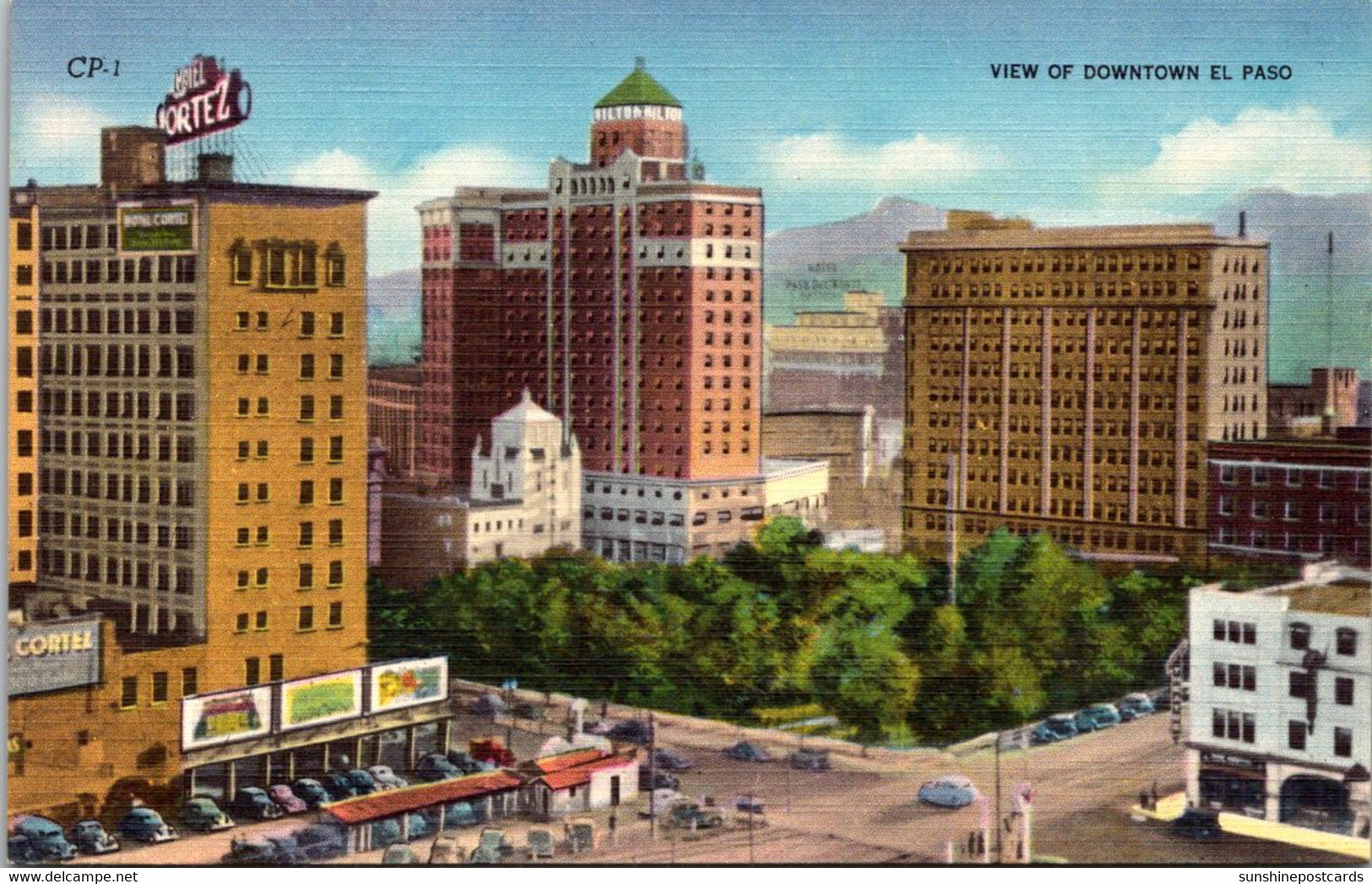 Texas El Paso View Of Downtown - El Paso