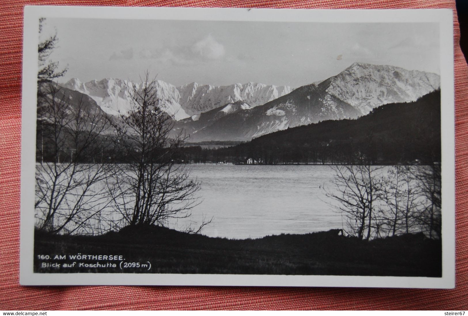 3 AK  Am Wörthersee. Friedlsberg U. Koschutta / Blick Auf Koschutta  1928 / Maria Wörth, Gel.1939 - Maria Wörth