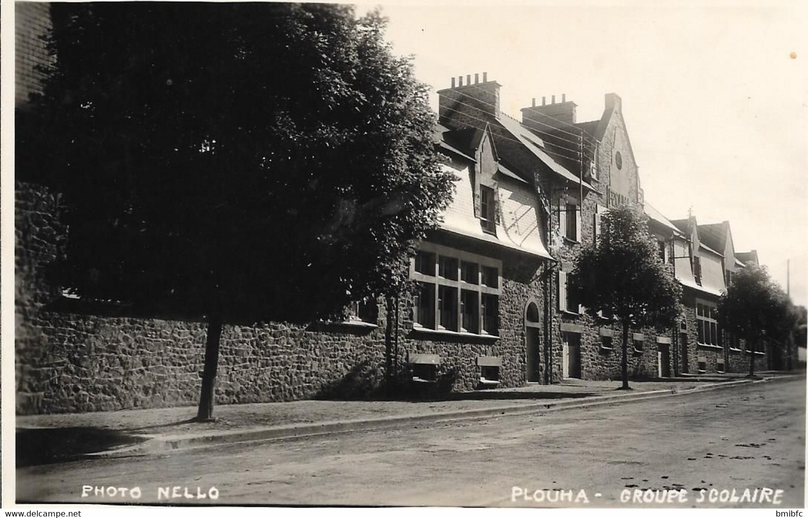 Carte-photo - Photo NELLO - PLOUHA - Groupe Scolaire - Andere & Zonder Classificatie