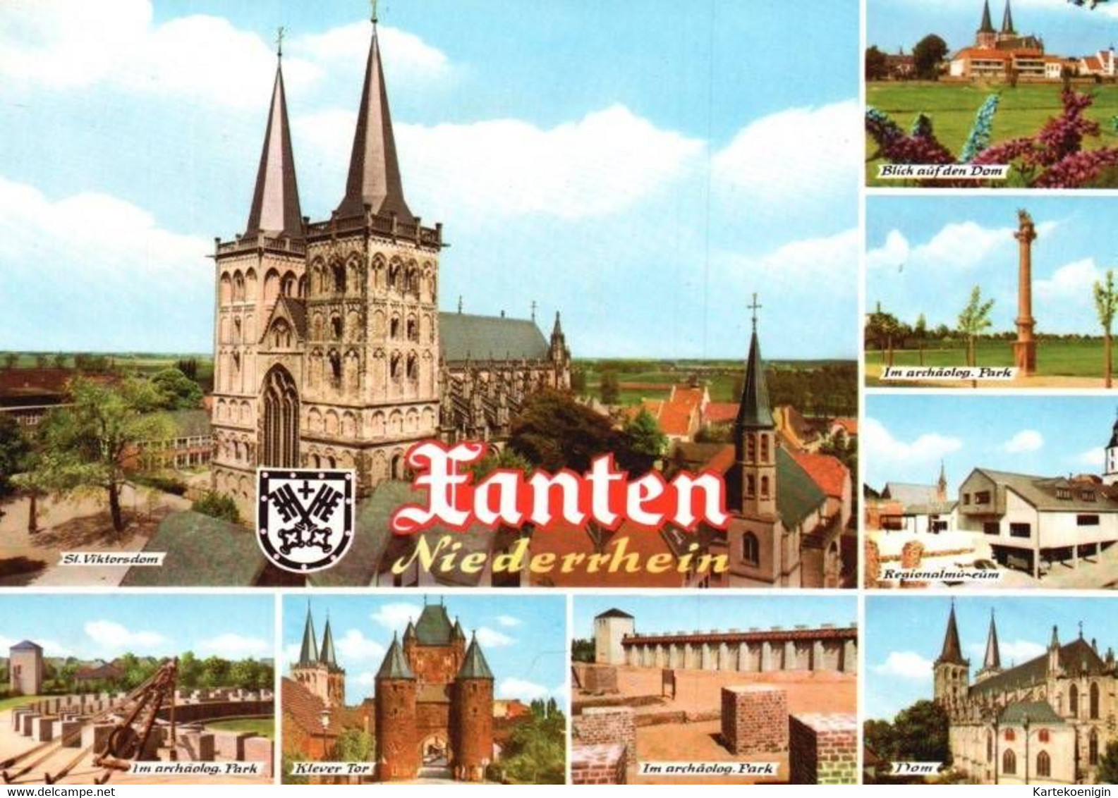 AK - Xanten , Niederrhein , St. Viktorsdom , Archalogischer Park , Dom , Regionalmuseum - Xanten