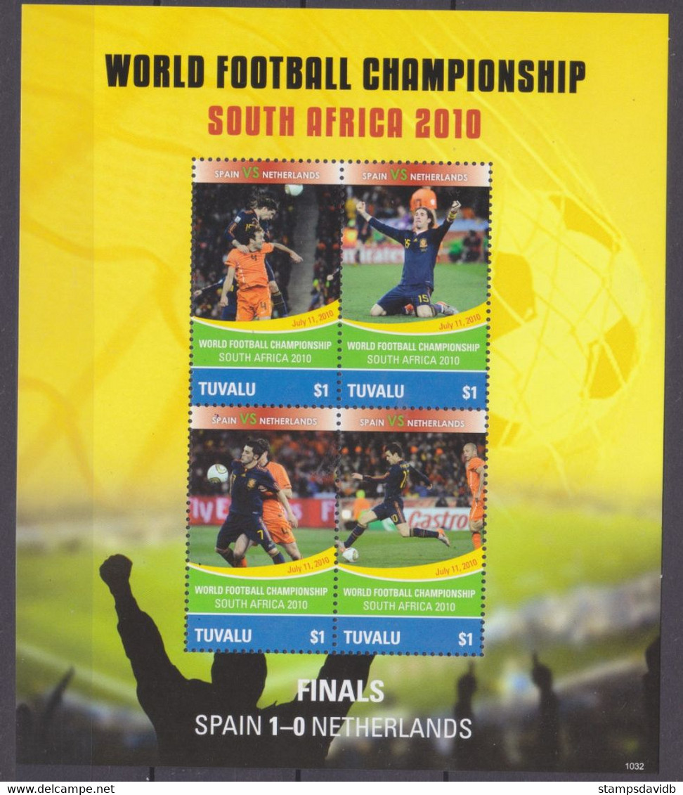 2010 Tuvalu 1613-1616KL 2010 FIFA World Cup In South Africa 8,00 € - 2010 – South Africa
