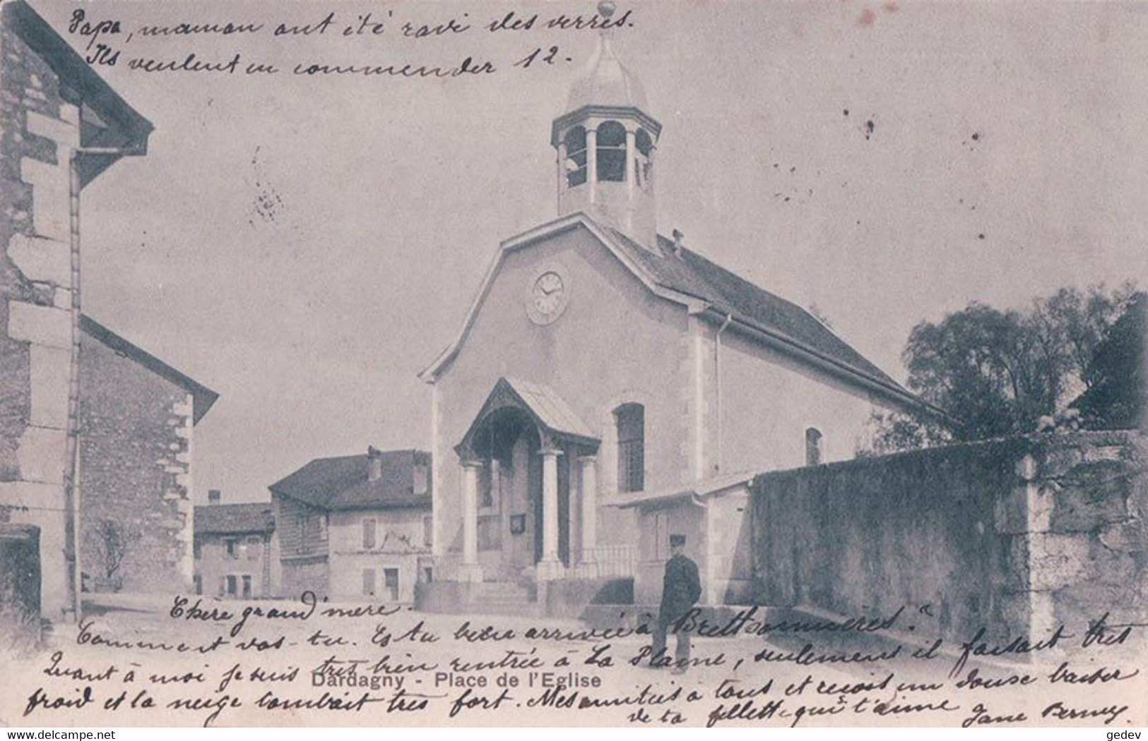 Genève, Dardagny Place De L'Eglise (2803) - Dardagny