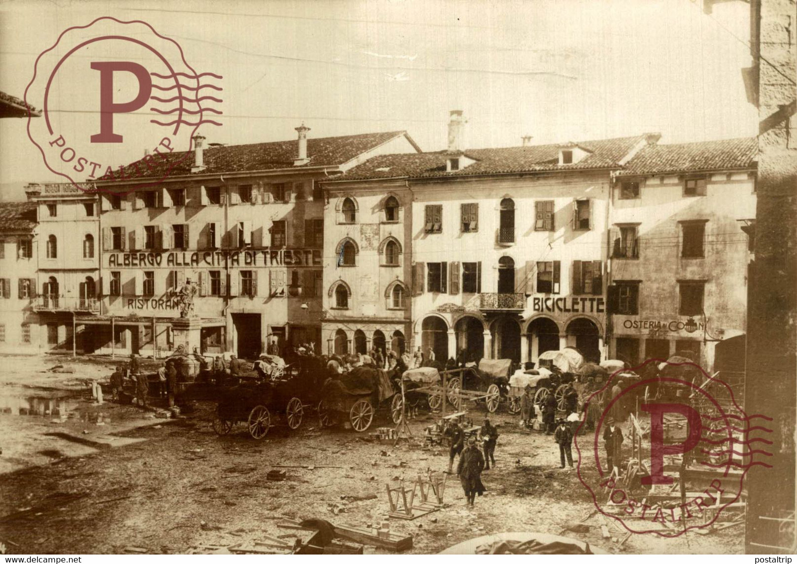 Italia  Friuli-Venezia Giulia  Trieste  Italy WORLD WAR I 16*12CM Aktiebolaget Bild-centralen SWEDEN - War, Military