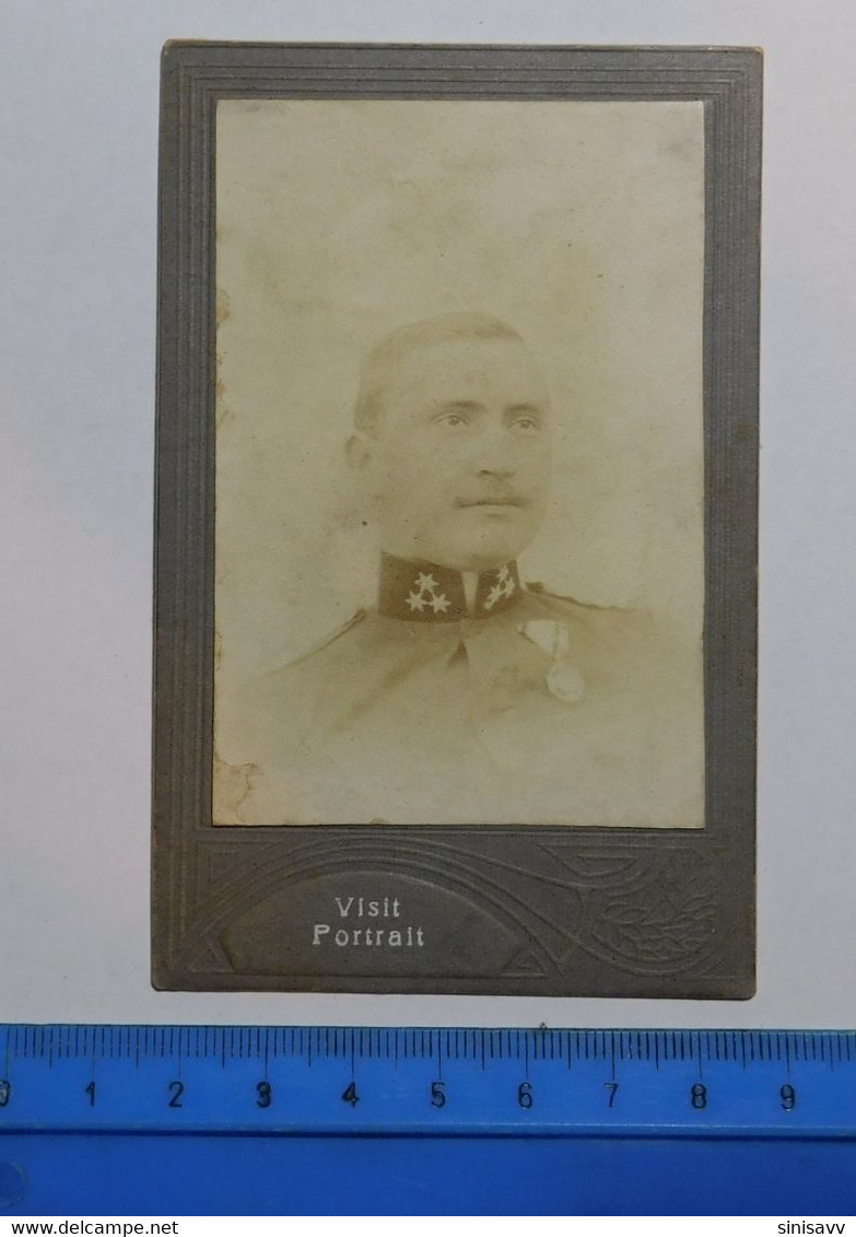 Cardboard - Wagner Jeno - Austro-Hungarian Officer Petrozseny (Romania) - Ancianas (antes De 1900)