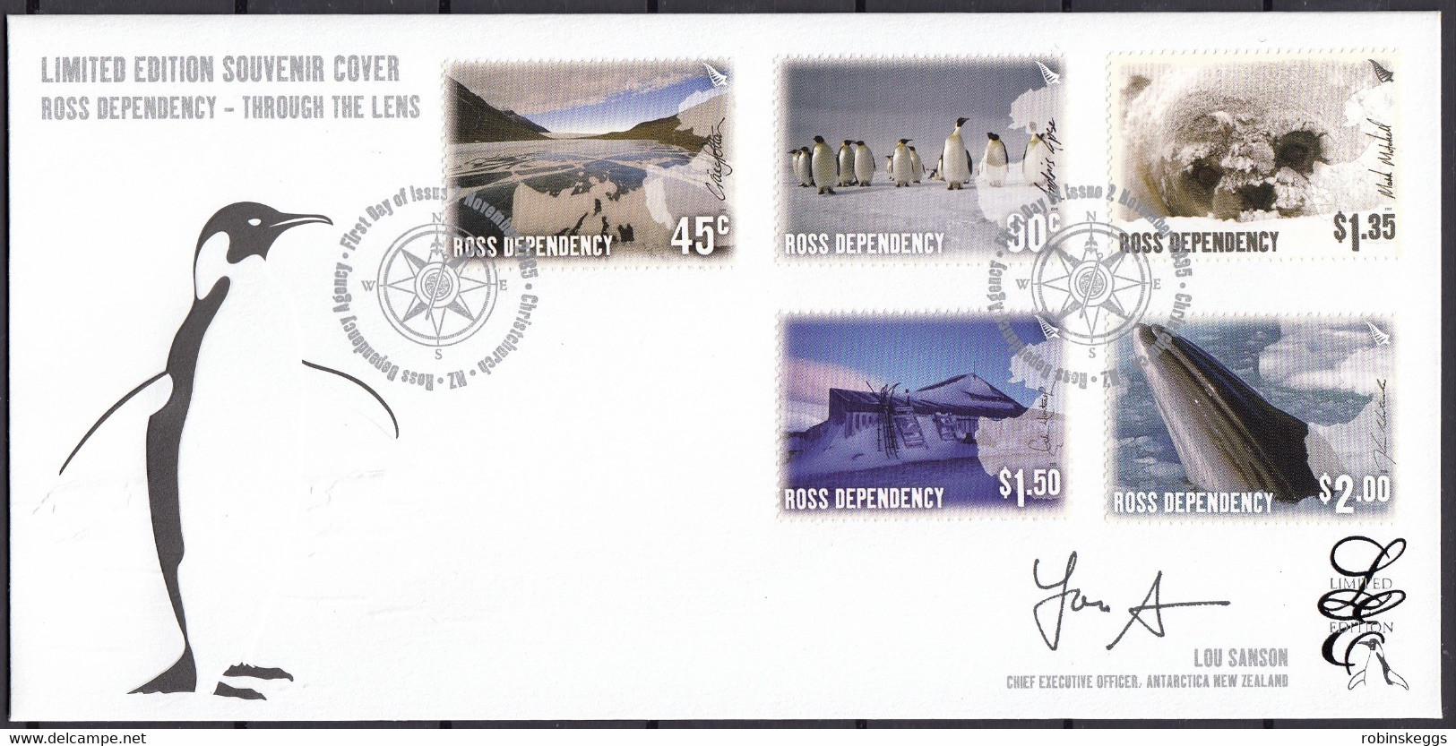 ROSS DEP. 2005 Through The Lens, Limited Edition FDC - FDC