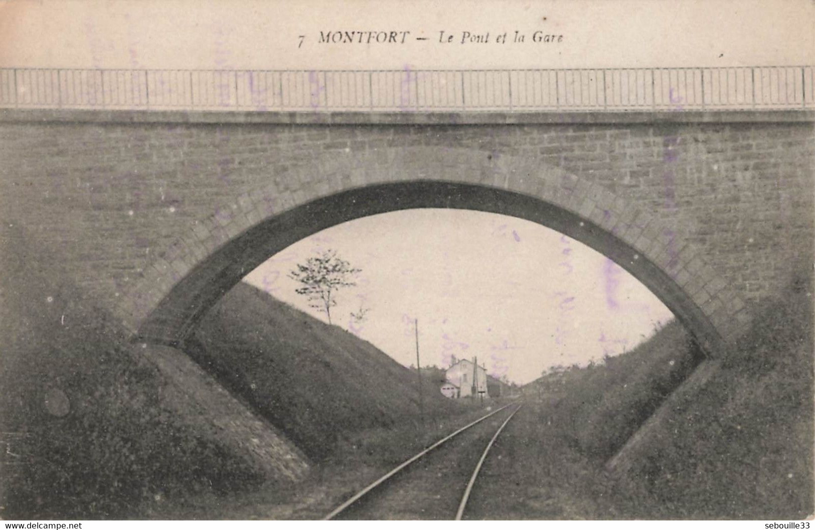 CPA - 40 - Montfort - Le Pont Et La Gare - Montfort En Chalosse