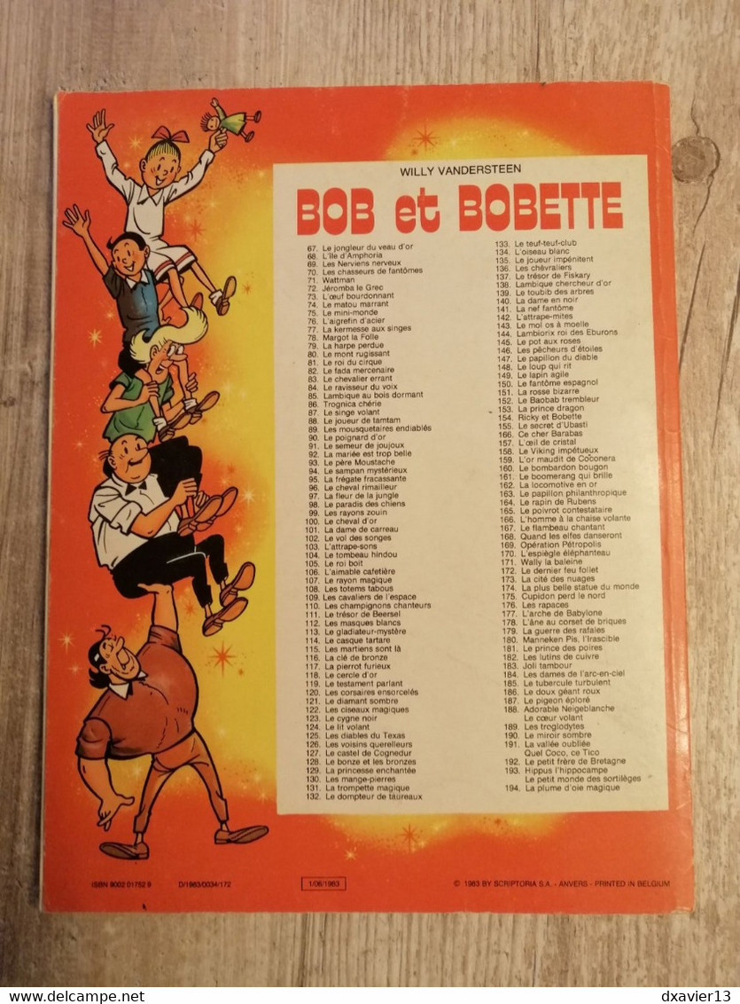 Bande Dessinée - Bob Et Bobette 194 - La Plume D'Oie Magique (1983) - Bob Et Bobette