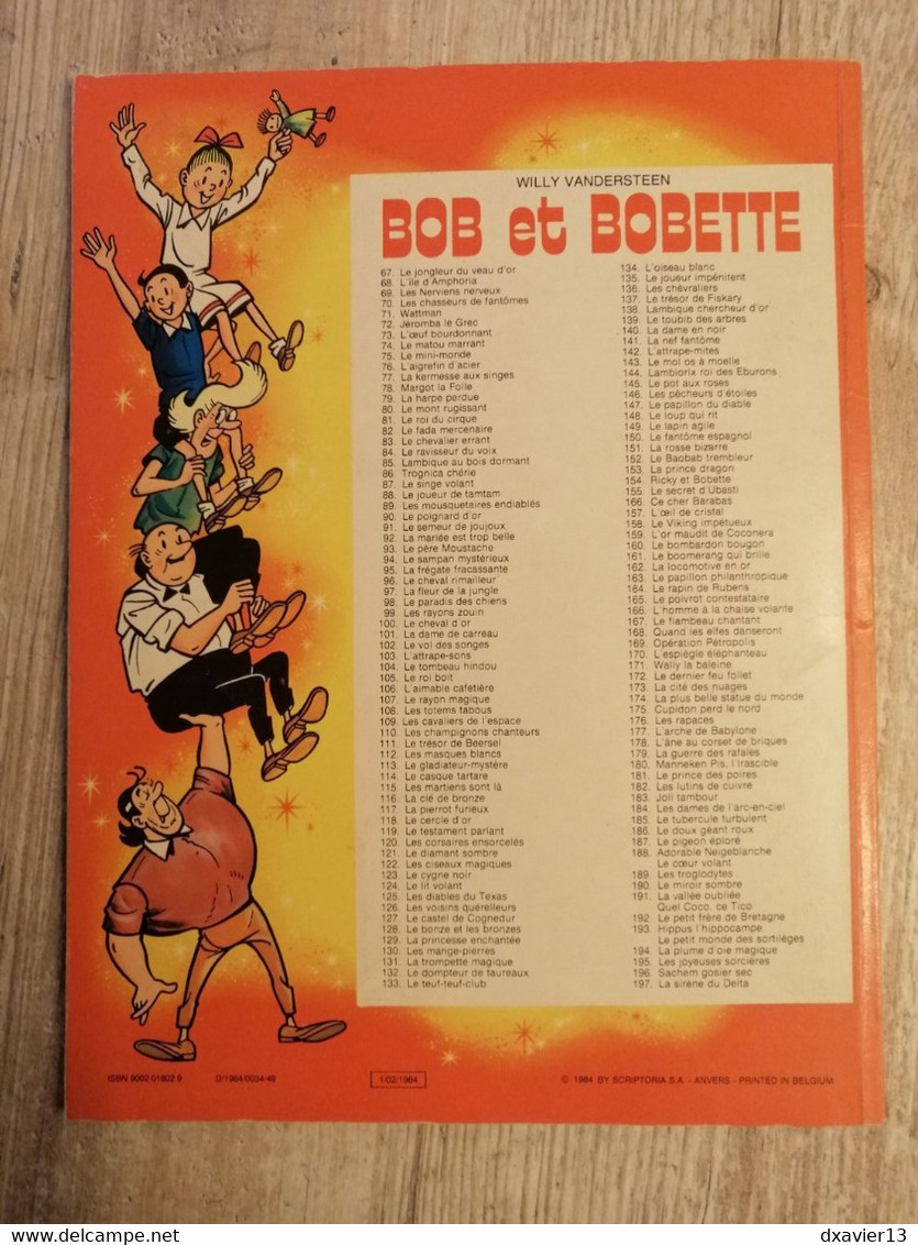 Bande Dessinée - Bob Et Bobette 197 - La Sirène Du Delta (1984) - Bob Et Bobette