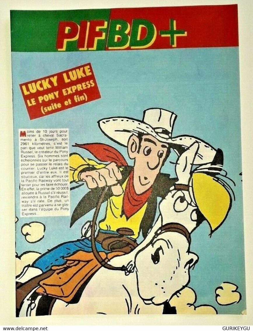 RARE LUCKY LUKE Le Pony Express Suite Et Fin  Bd  15 Pages Année 1980 DE 27 Cm X 20 - Lucky Luke