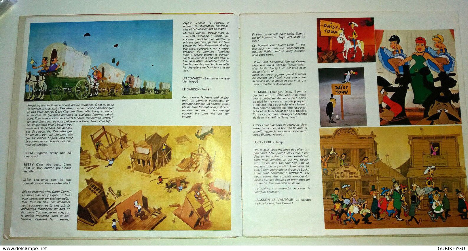 Très Rare LUCKY LUKE Daisy Town Livre Morris Goscinny Le Petit Menestrel 1983 - Lucky Luke