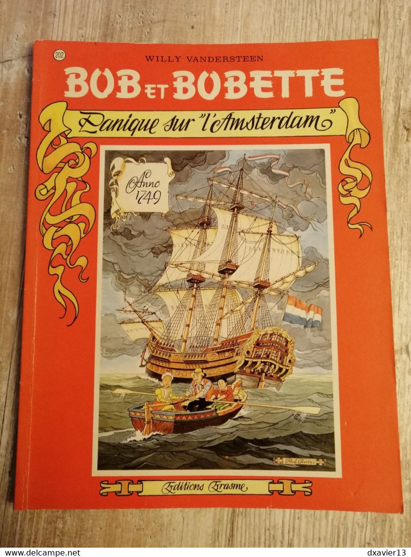 Bande Dessinée - Bob Et Bobette 202 - Panique Sur "L'Amsterdam" (1985) - Bob Et Bobette