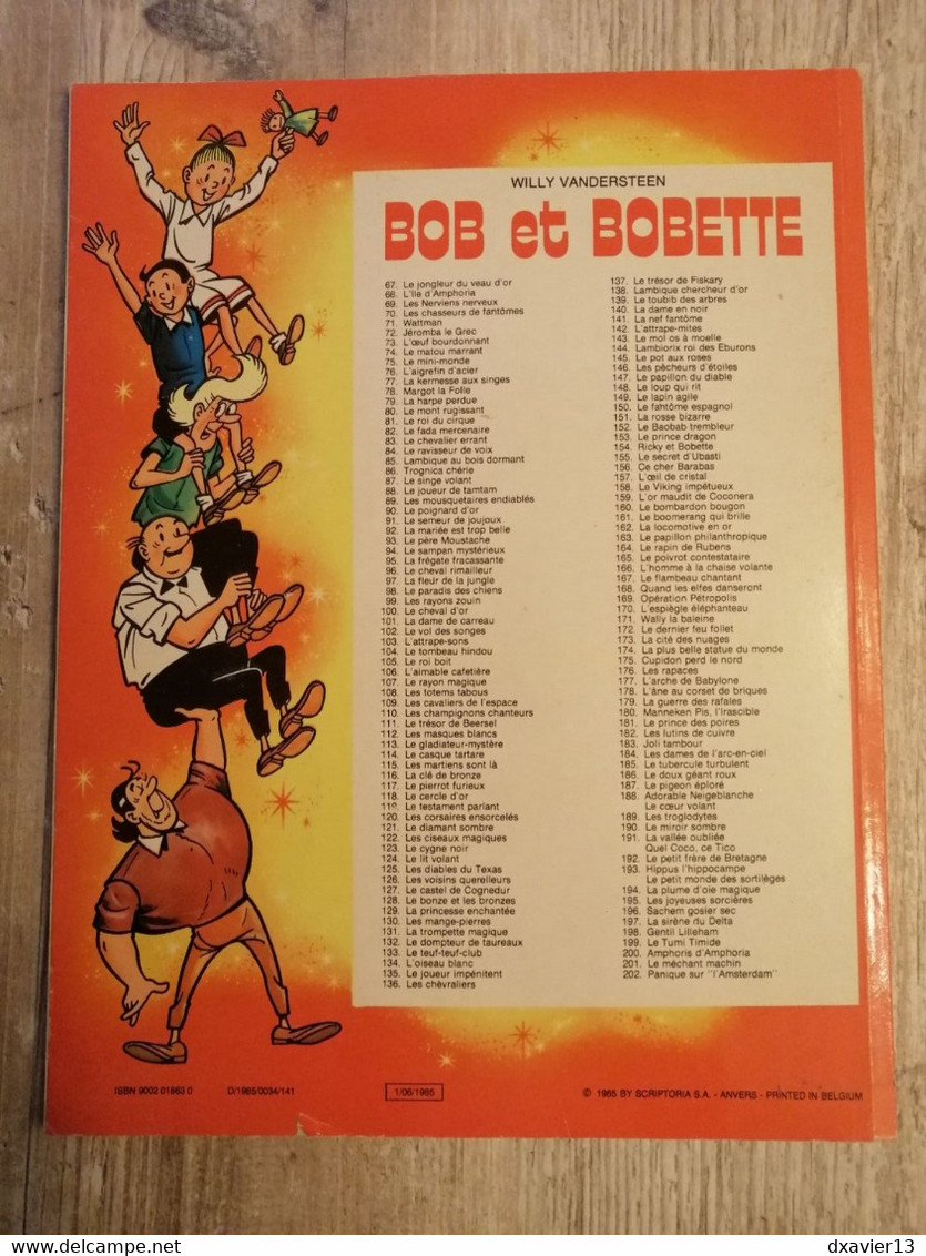 Bande Dessinée - Bob Et Bobette 202 - Panique Sur "L'Amsterdam" (1985) - Bob Et Bobette