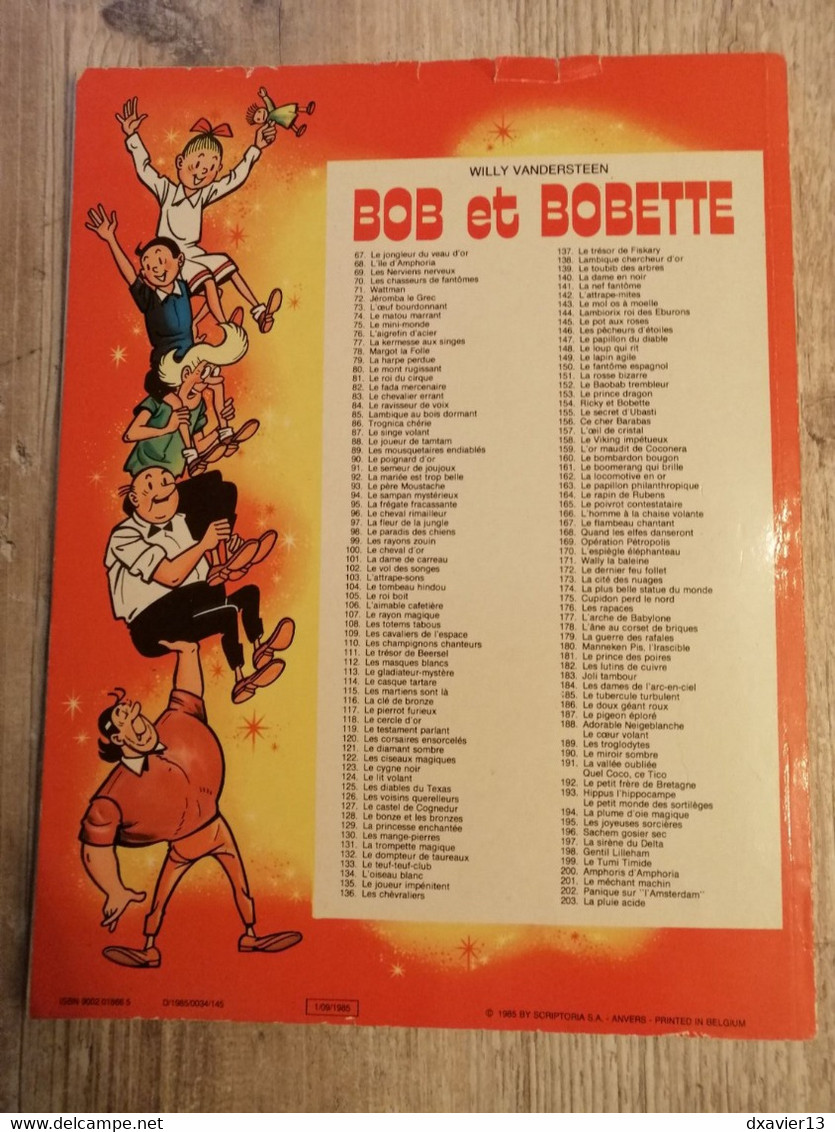 Bande Dessinée - Bob Et Bobette 203 - La Pluie Acide (1985) - Bob Et Bobette