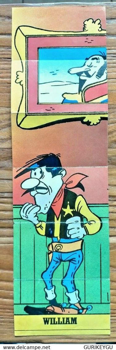 Rare Planche Mini Bd LUCKY LUKE N° 4 WILLIAM  Morris 1984 Vache Grosjean EO - Lucky Luke