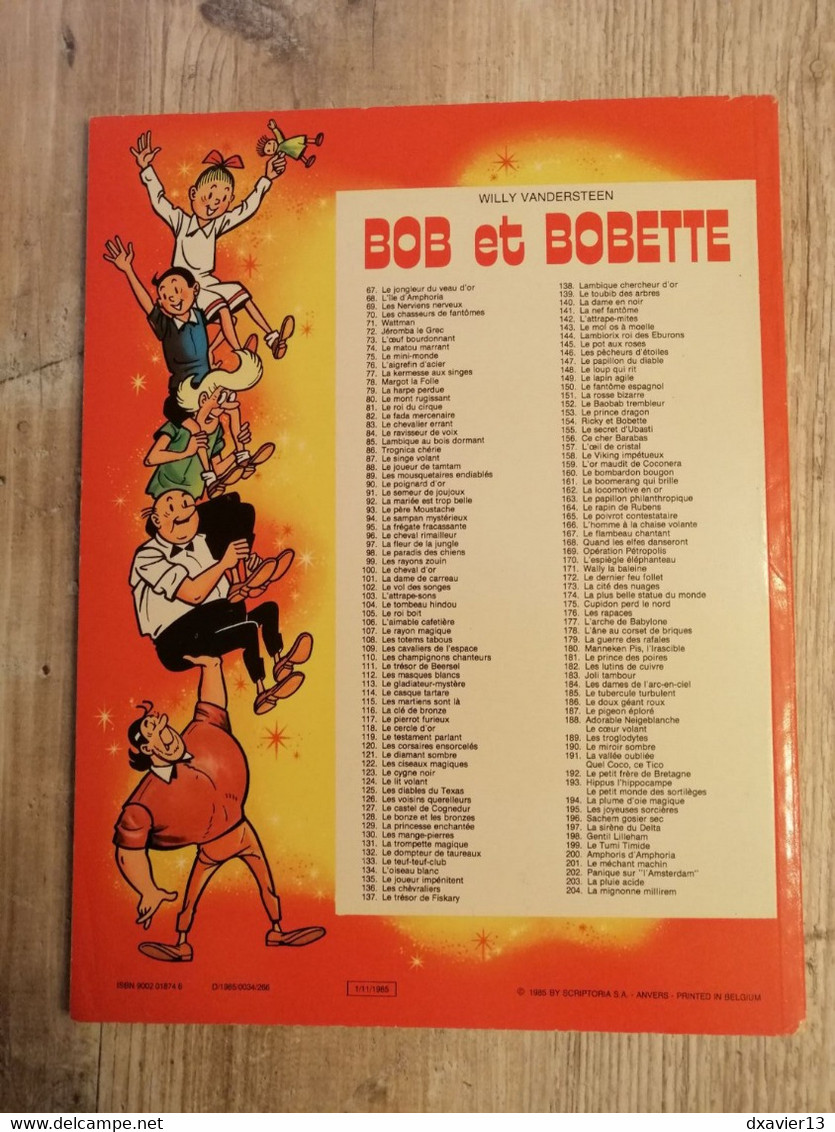 Bande Dessinée - Bob Et Bobette 204 - La Mignonne Millirem (1985) - Bob Et Bobette
