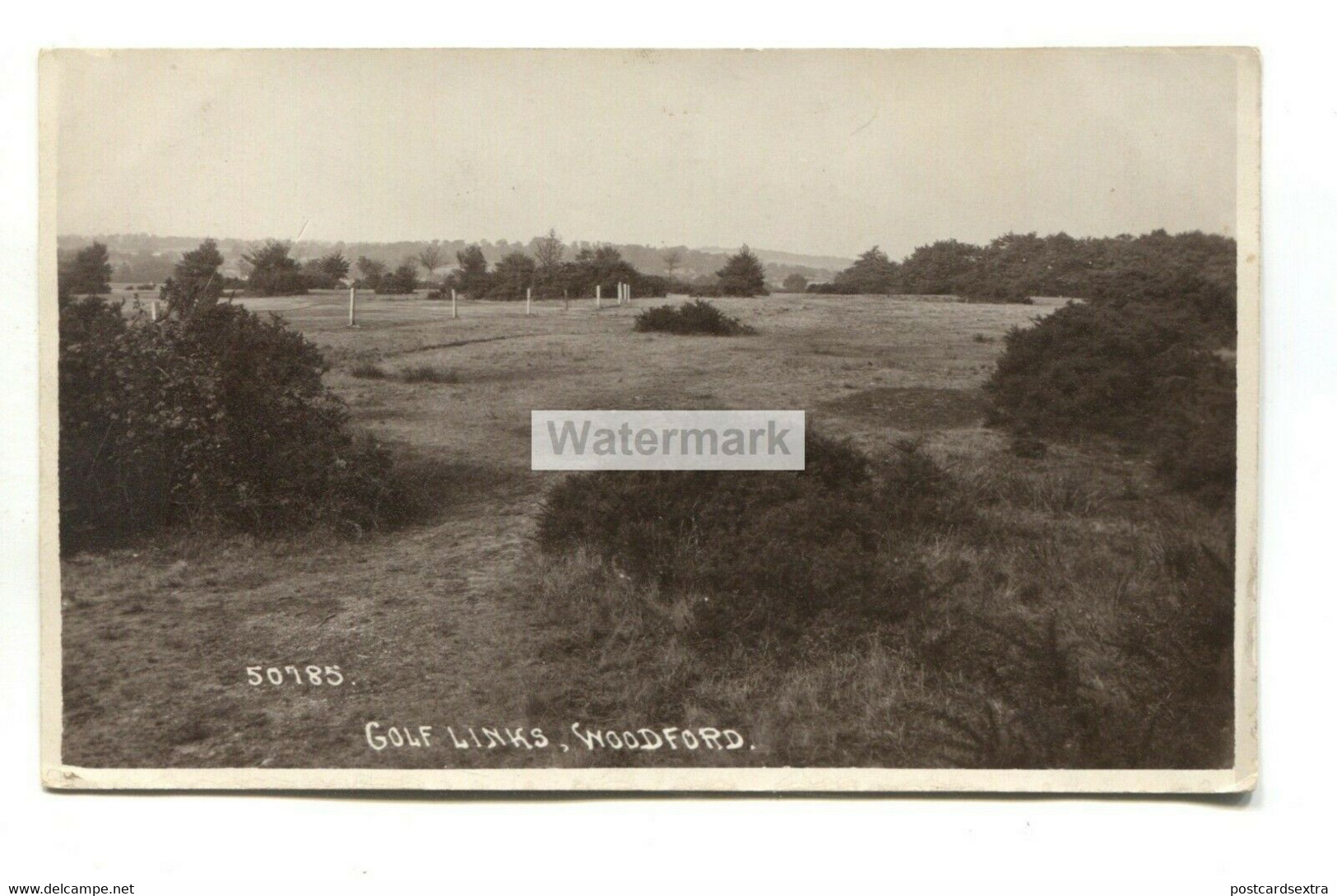 Woodford, Essex - The Golf Links - 1913 Used Real Photo Postcard Published By W T Dabbs - Sonstige & Ohne Zuordnung