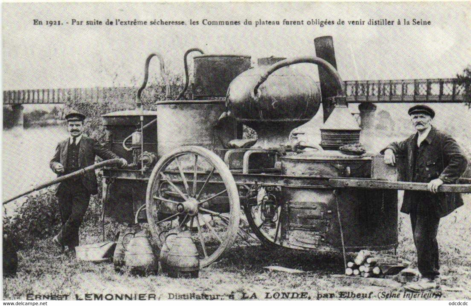 Ernest LEMONNIER  Distillateur à LA LONDE Par Elbeuf  RV Neudin Adeca 1000ex N°00164 - Autres & Non Classés