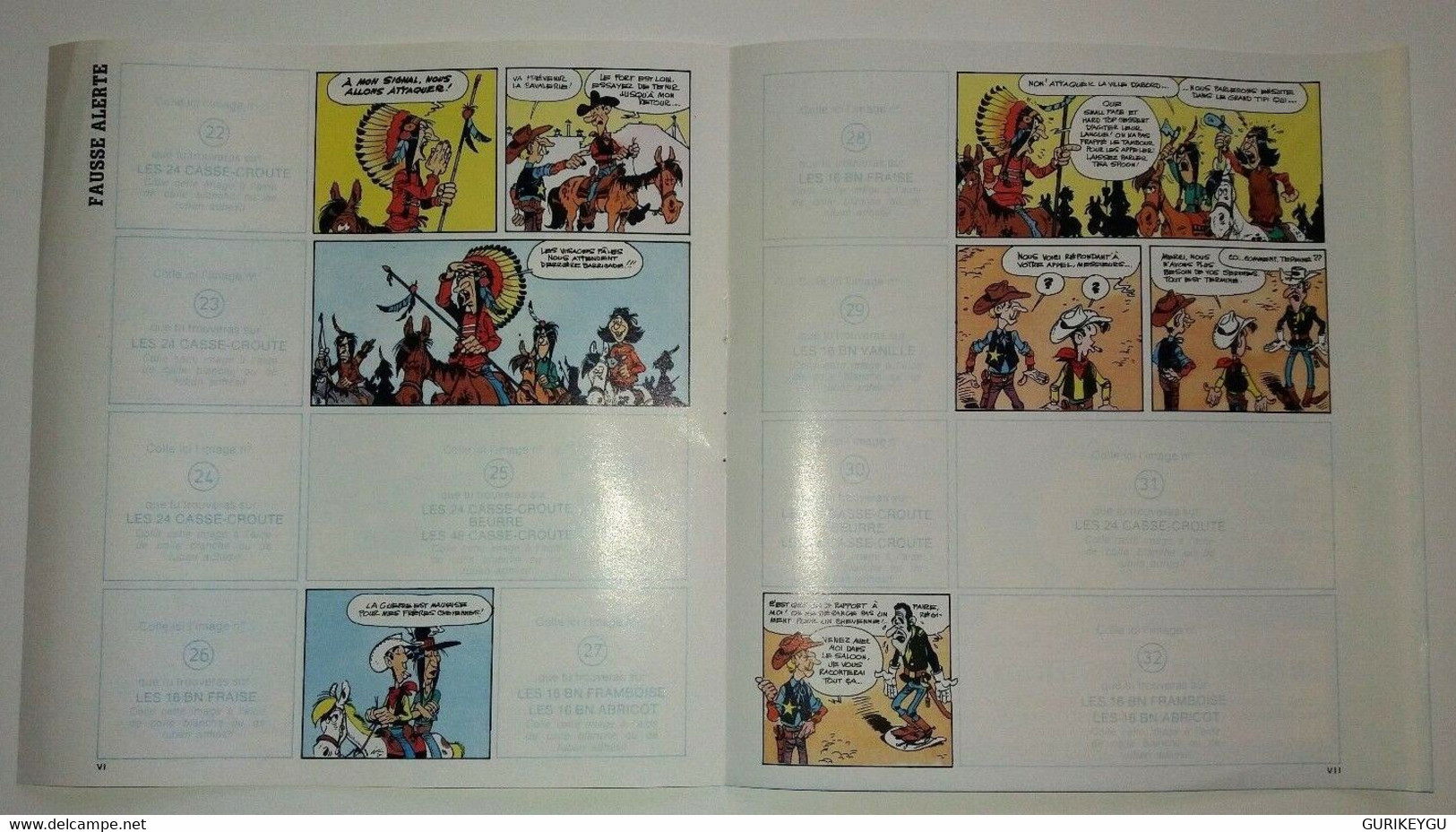 Rare Mini Album Collecteur LUCKY LUKE DALTON RANTANPLAN MORRIS Dargaud 1983 BN - Lucky Luke