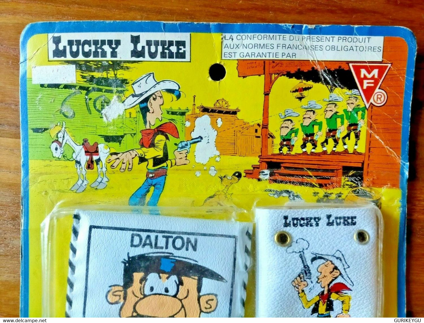 Rarissime Porte Clé Monnaie LUCKY LUKE EO DARGAUD 1984 Sous Blister D'origine - Lucky Luke