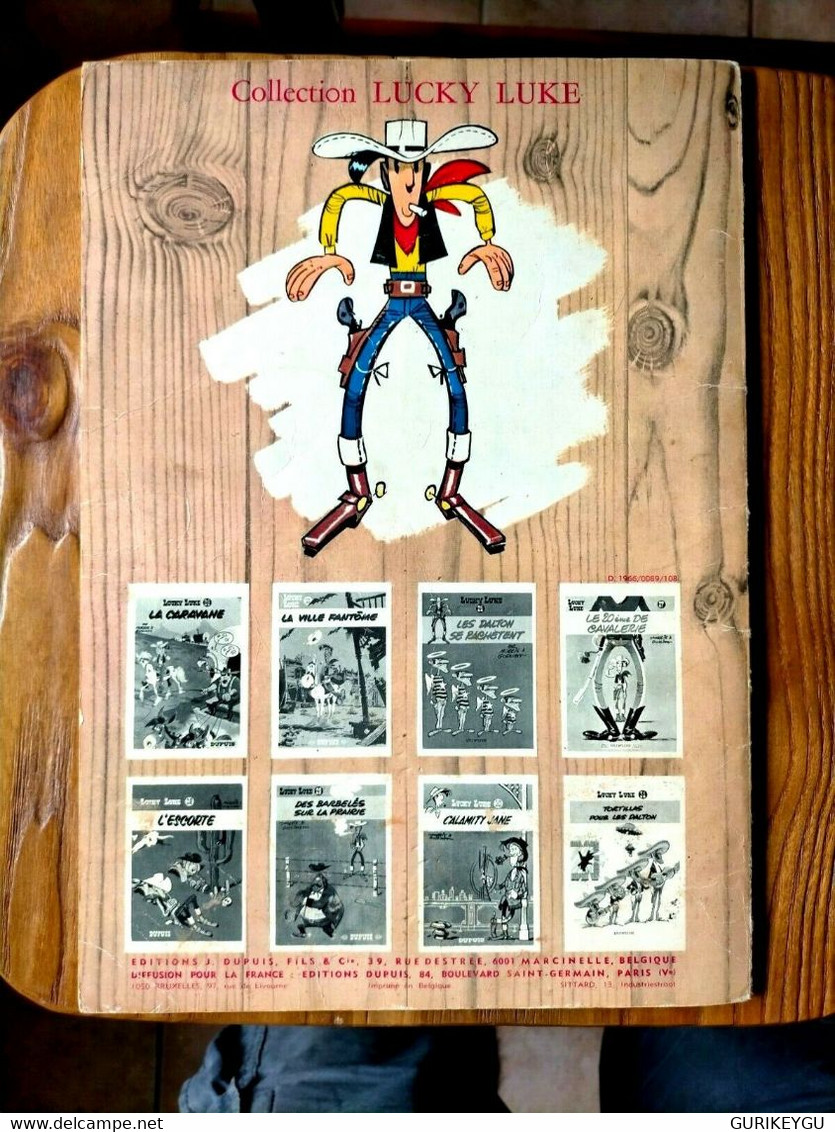 LUCKY LUKE N° 24 La Caravane  DUPUIS MORRIS Bd Souple 1970 - Lucky Luke