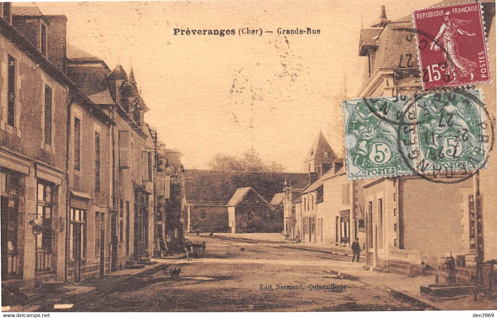 PREVERANGES - Grande-Rue - Préveranges