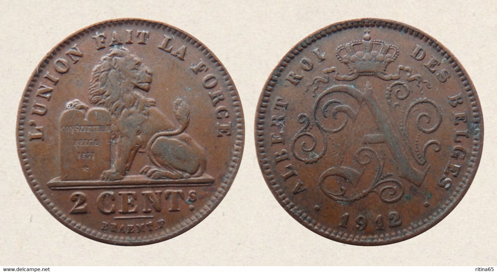 !!! BELGIO 2 CENT 1912 !!! - 2 Cent