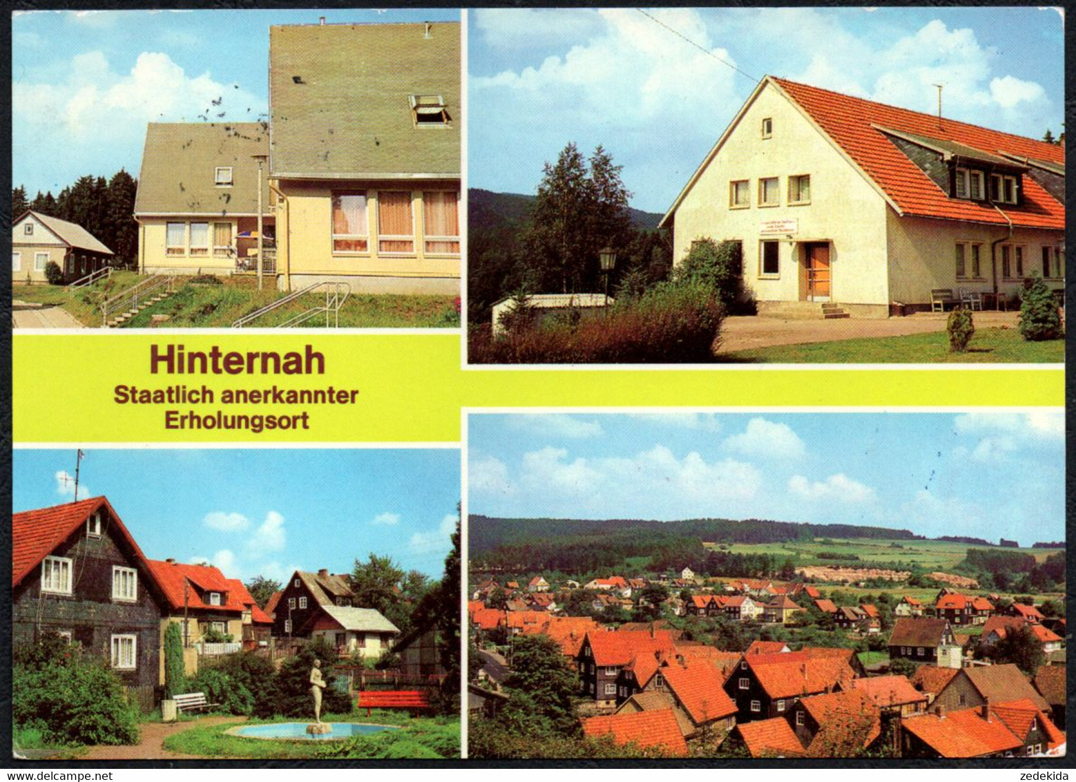 F4789 - Hinternah - Bild Und Heimat Reichenbach - Stempel Nachträglich Zwickau - Schleusingen