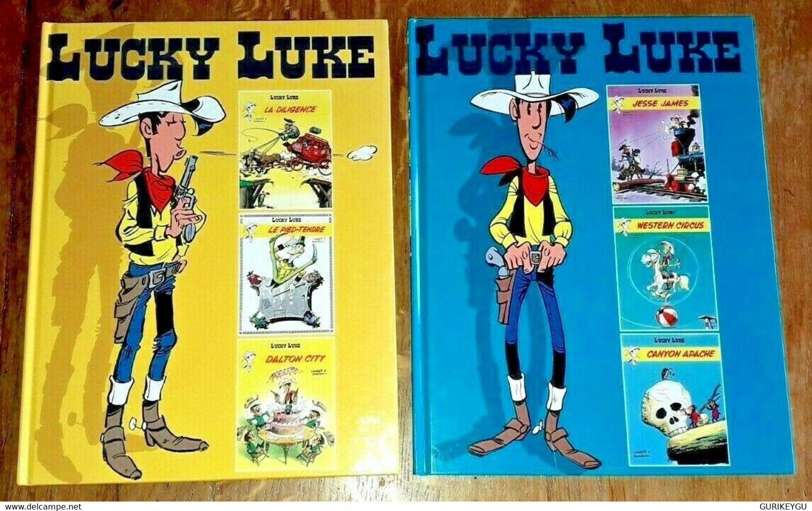 Lucky Luke Jesse James Western Circus Canyon Apache La Diligence Le Pied Tendre - Lucky Luke