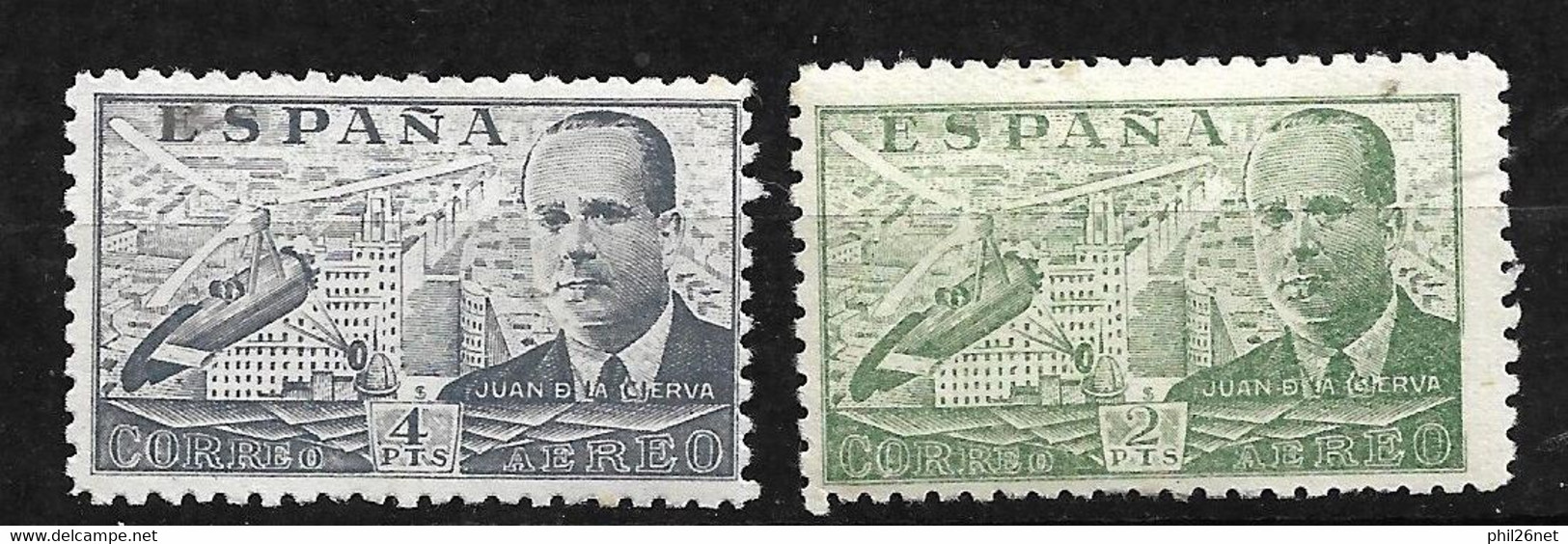 Espagne Poste Aérienne N°200 Et 201   Neufs    *    B/ TB Voir Scans   - Unused Stamps