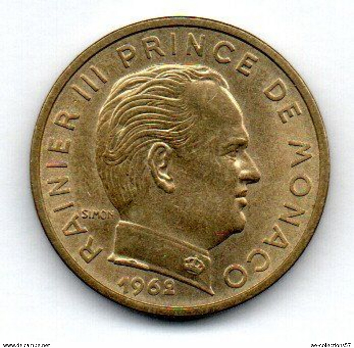 Monaco  -  50 Centimes 1962  -- état  SUP - 1949-1956 Francos Antiguos