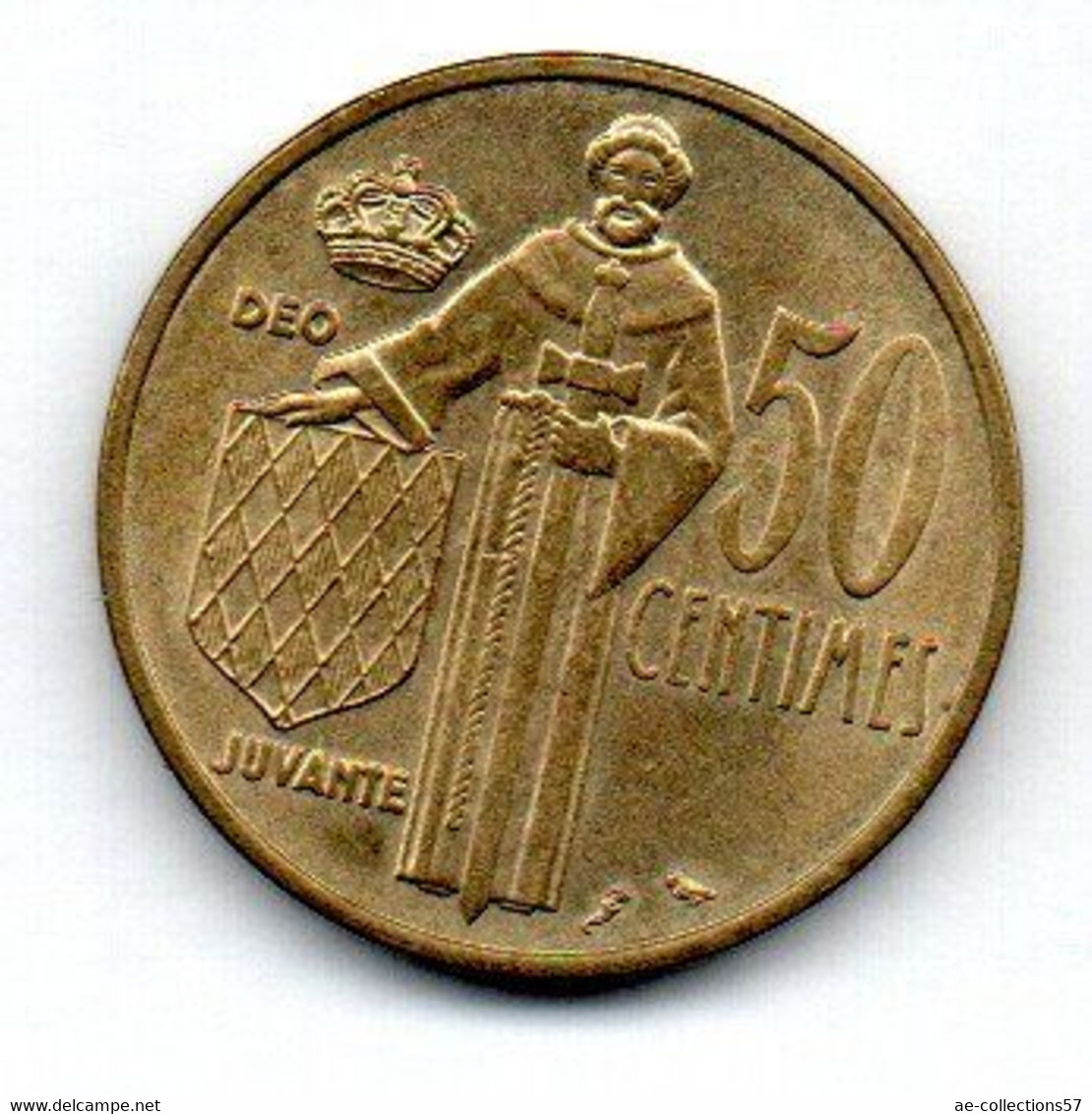 Monaco  -  50 Centimes 1962  -- état  SUP - 1949-1956 Old Francs