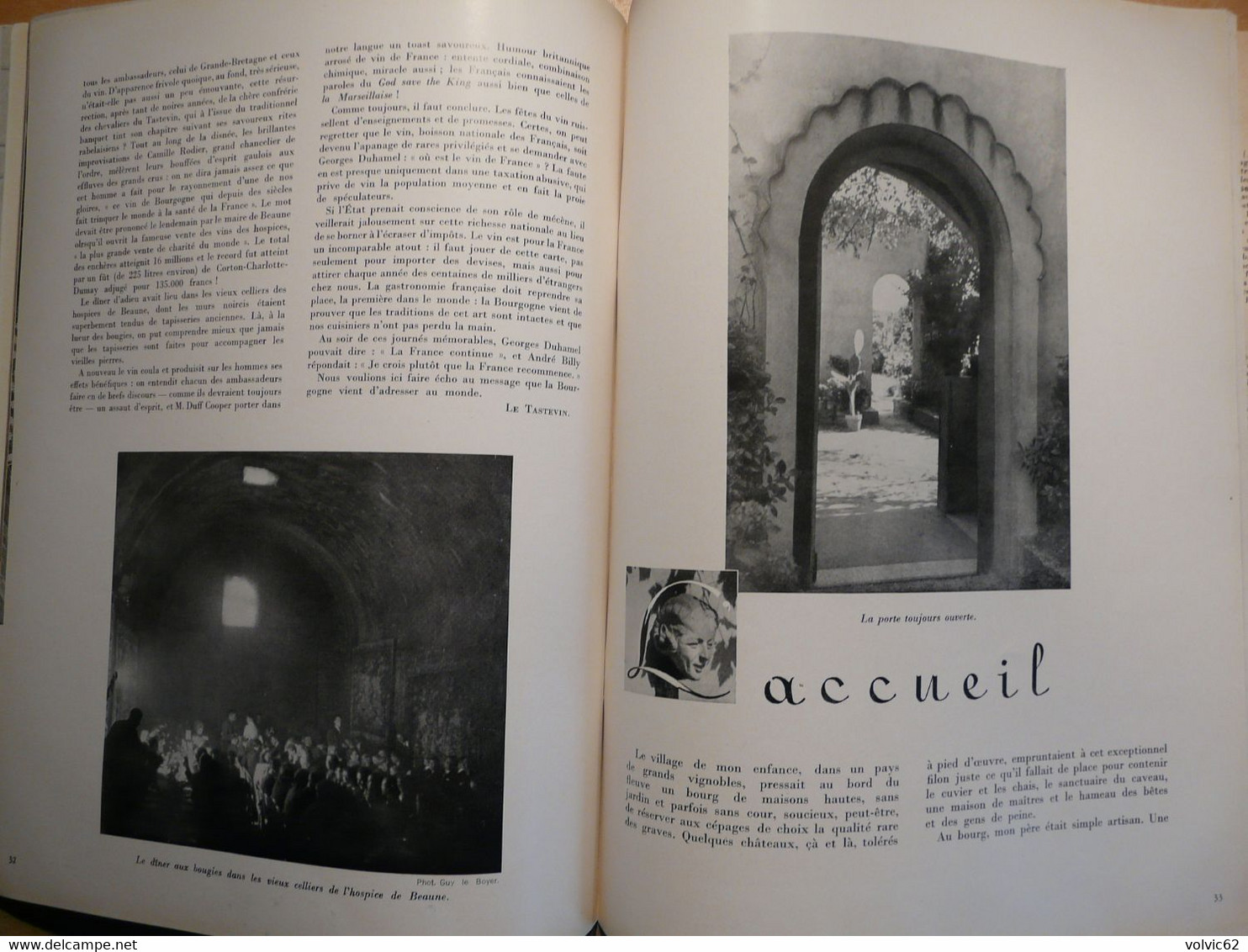 Plaisir de france 1947 chaise dieu chateau castries mime marceau hospice beaune bourgogne décoration moderne