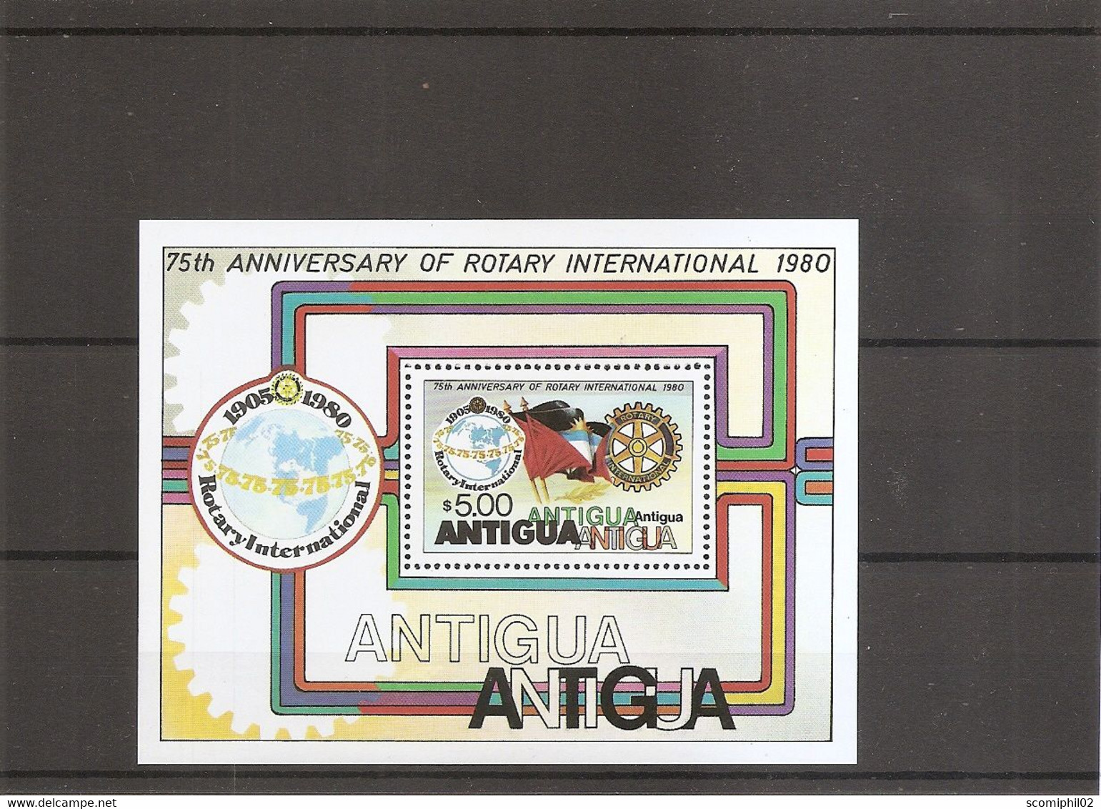Rotary ( BF 49 XXX -MNH - De Antigua ) - Rotary, Lions Club