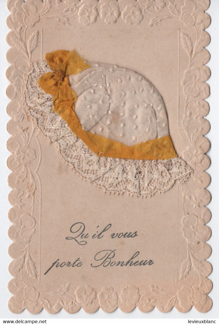 Carte De Sainte Catherine Ancienne/Petit Bonnet En Dentelle/Qu'il Vous Porte-Bonheur/France/Ostermann/vers 1910 CFA56 - Saint-Catherine's Day