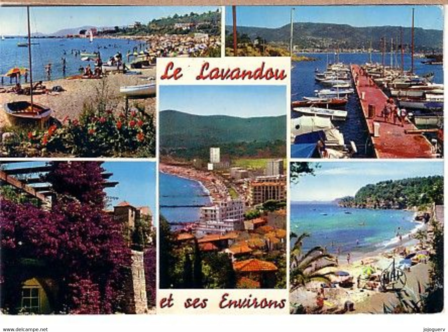 Le Lavandou 5 Vues:  Saint Clair , Bormes Les Mimosas , Le Port , Vue Générale , Le Rayol , La Plage ...avant 1973 - Le Lavandou