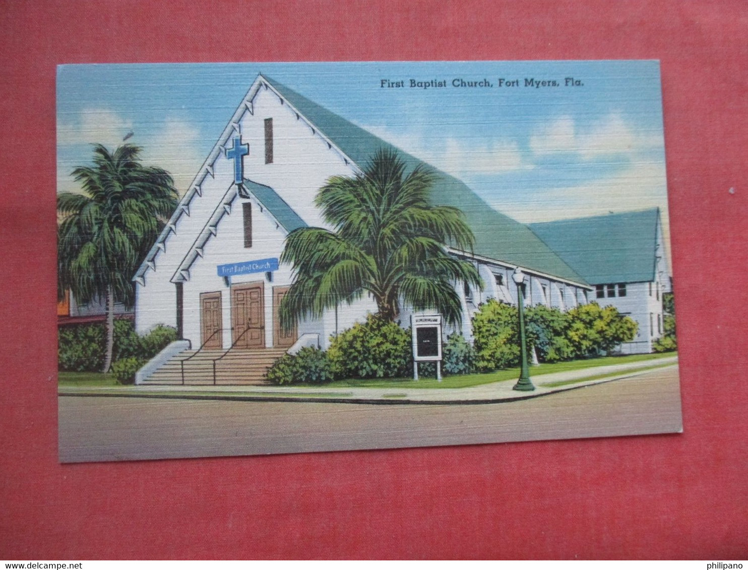 First Baptist Church.    Fort Myers Florida > Fort Myers      Ref  5290 - Fort Myers