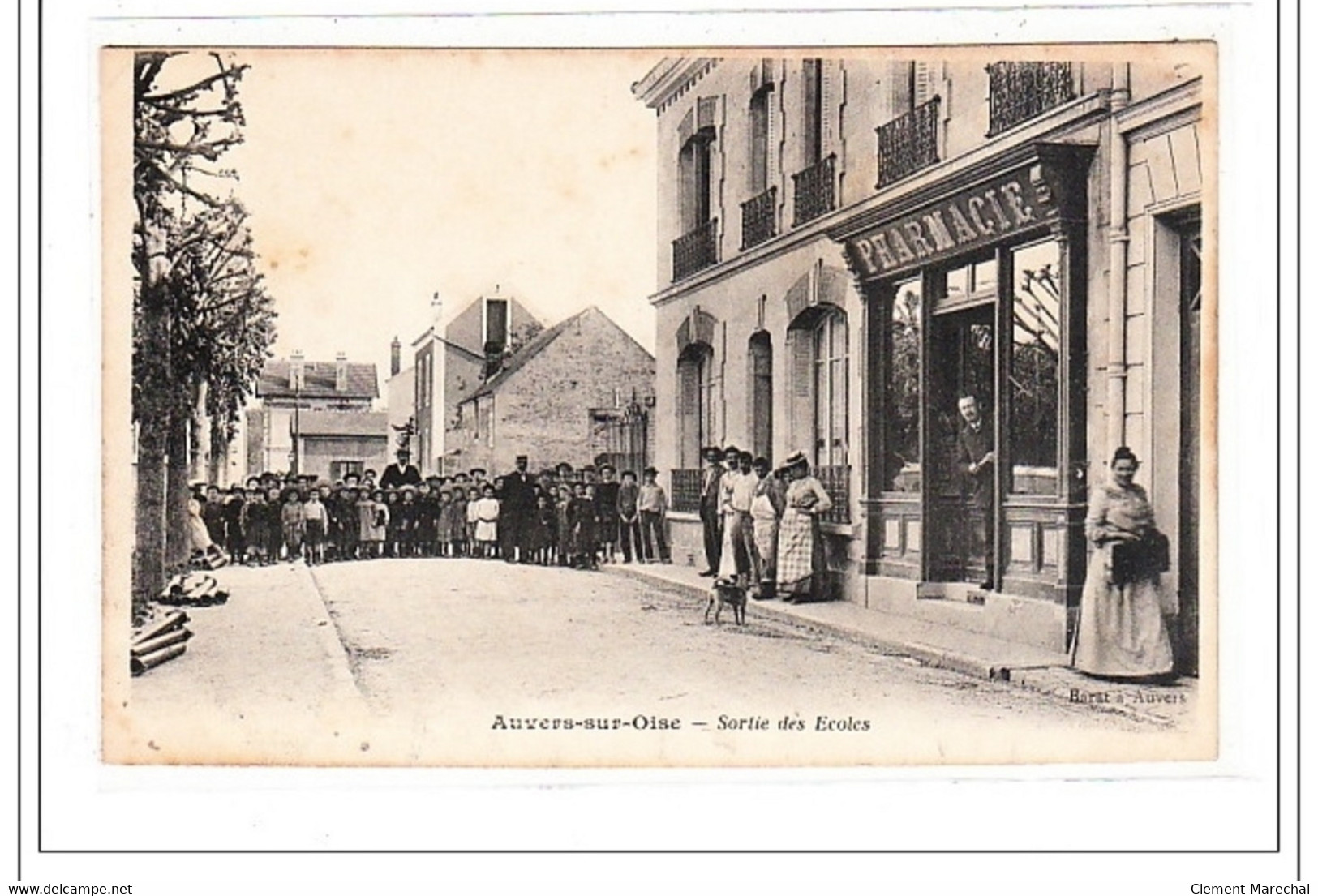 AUVERS-sur-OISE : Sortie Des Ecoles - Tres Bon Etat - Auvers Sur Oise