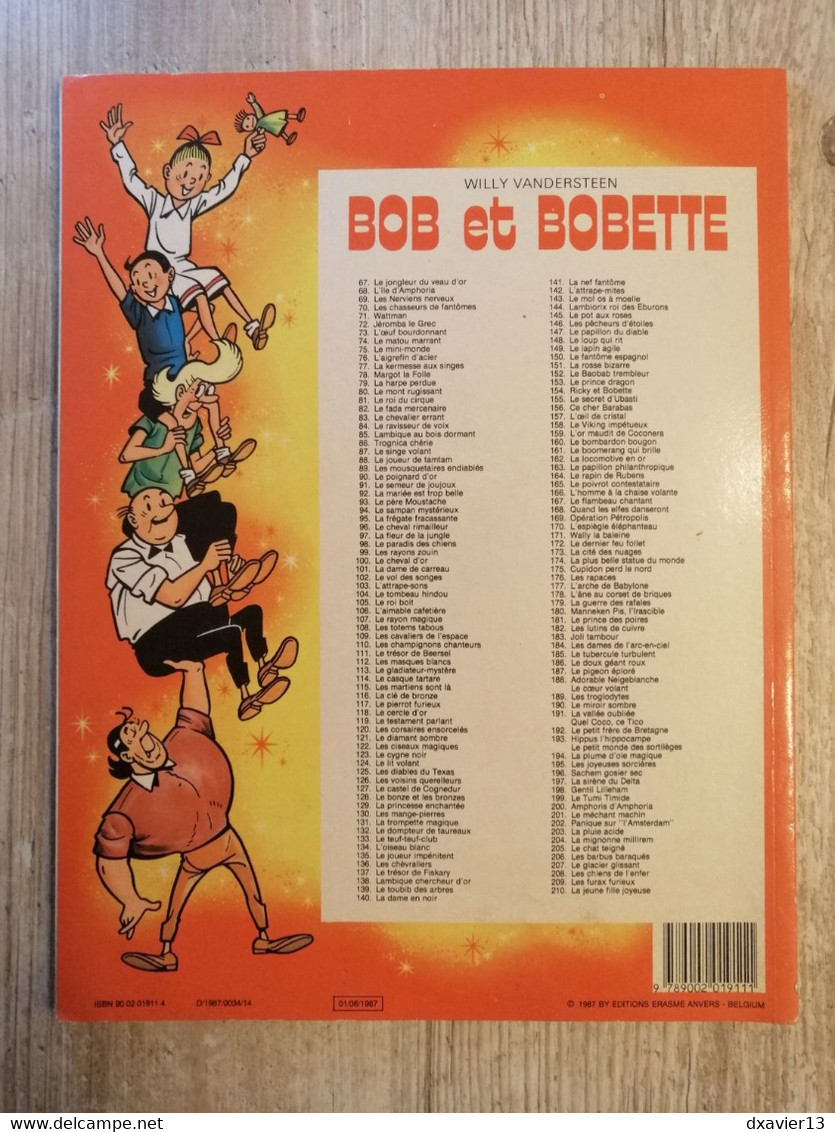 Bande Dessinée - Bob Et Bobette 210 - La Jeune Fille Joyeuse (1987) - Bob Et Bobette