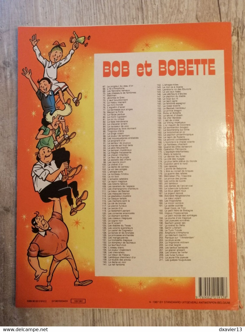 Bande Dessinée - Bob Et Bobette 211 - Les Guêpes Fougueuses (1987) - Bob Et Bobette